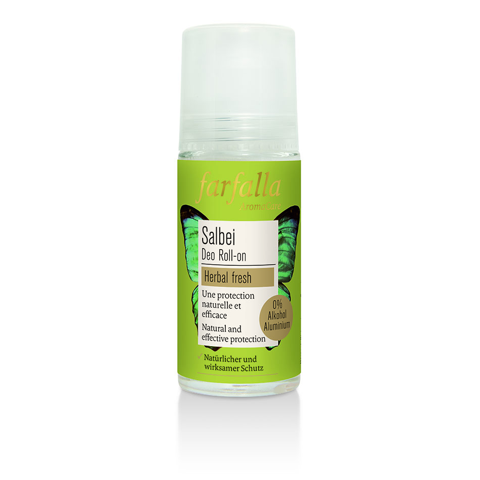Déodorant Roll-On Herbes Fraîches Bio 50ml Farfalla